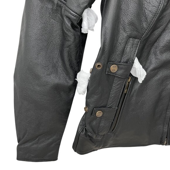 Harley-Davidson® Women’s Leather Motorcycle Jacket Small - Picture 6 of 15